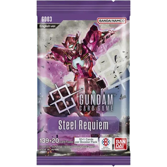 Gundam Card Game: Steel Requiem Booster Pack card image