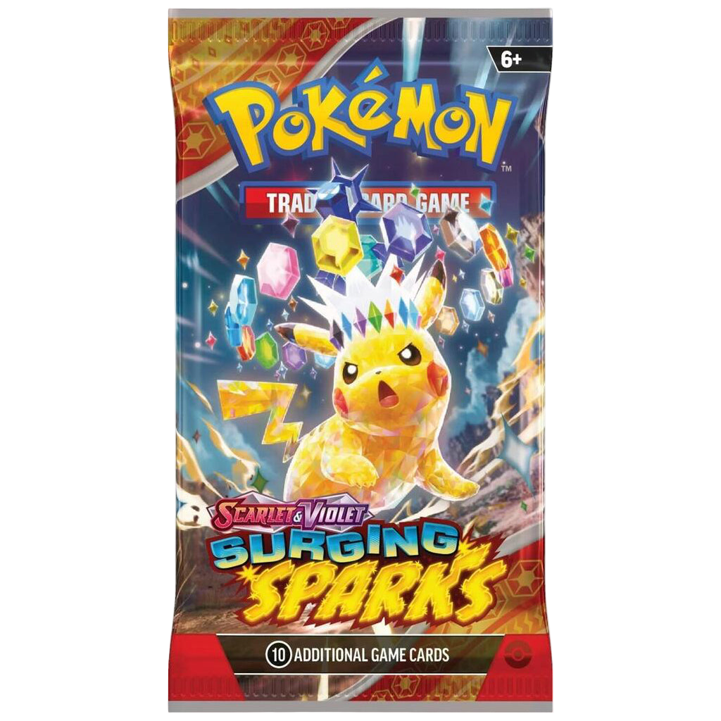 Pokemon Surging Sparks Booster Pack Image